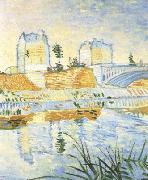 Vincent Van Gogh The Seine with the Pont de Clichy (nn04) china oil painting artist